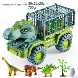 Dinosaur Transporter Children's Toy Set Tyrannosaurus Rex  Car Solid Dinosaur Fall Resistant (ONLINE ORDER ONLY)
