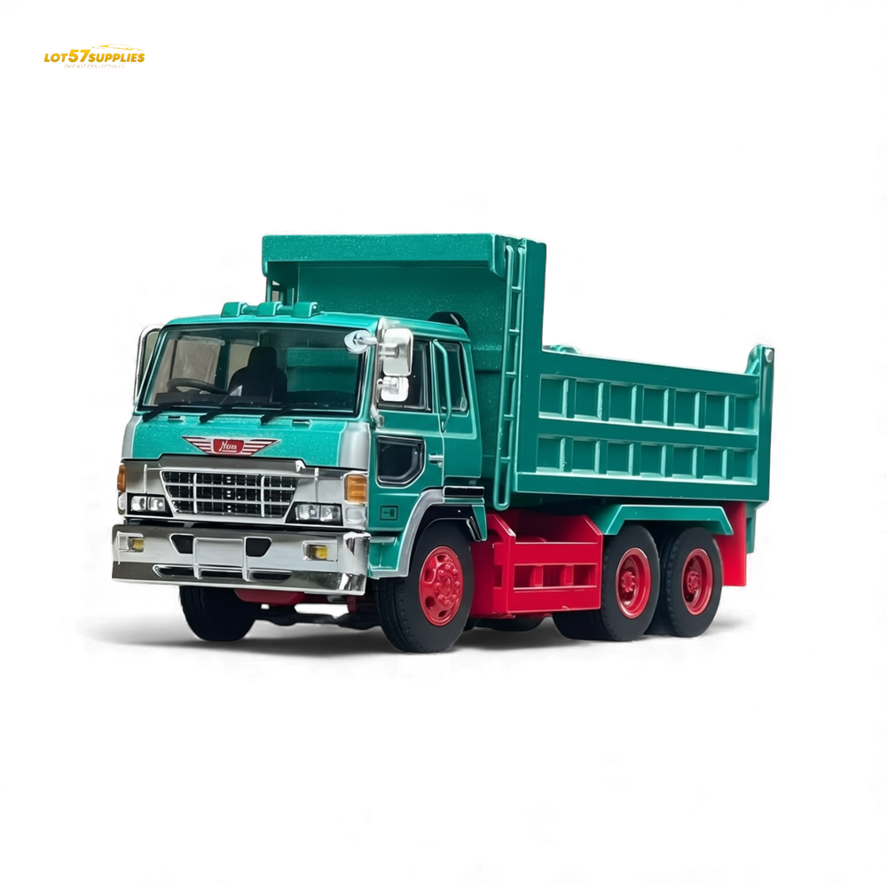 (Pre-Order) DBGT Hino Super Dolphin Dump Truck - Green 1:64 (ONLINE ORDER ONLY)