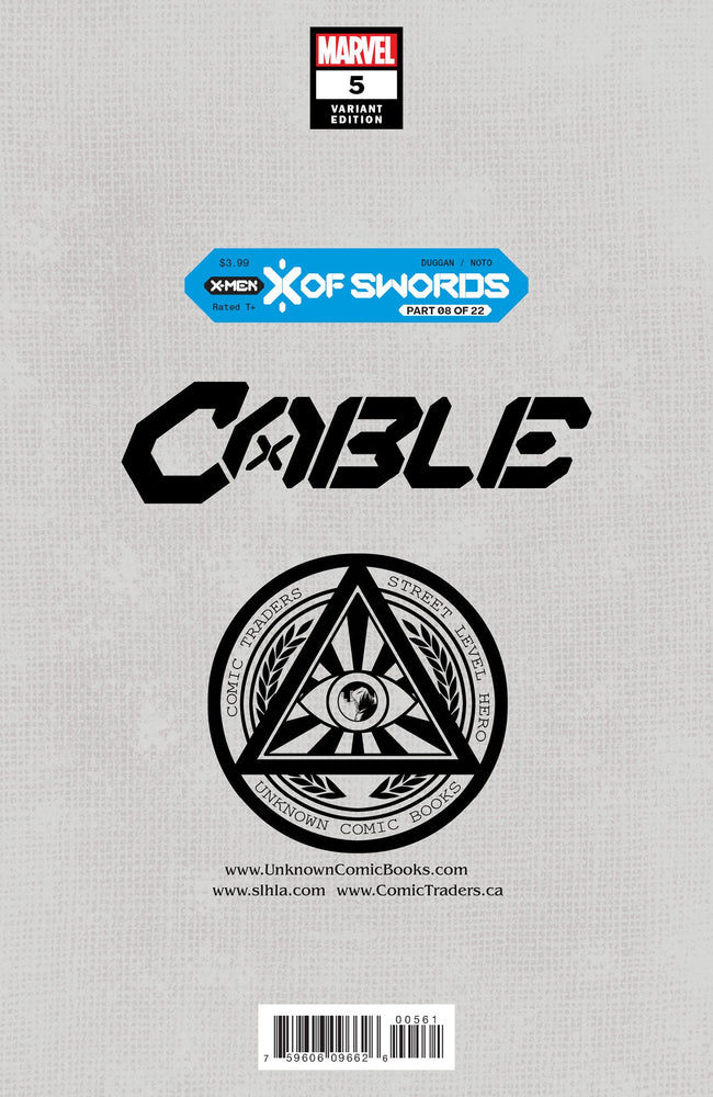 Cable #5 Unknown Comics Tyler Kirkham Exclusive Var Xos (10/14/2020) (Online Order Only)
