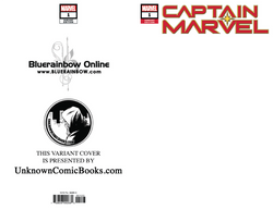 Captain Marvel #1 Unknown Comic Books Exclusive Blank 1/16/2019