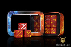 +1/ -1 Counters - Matte Red - Set of 10 (ONLINE ORDER ONLY)