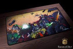 Galaxy at War | Grimdorables Series | Premium Oversized Playmat (ONLINE ORDER ONLY)
