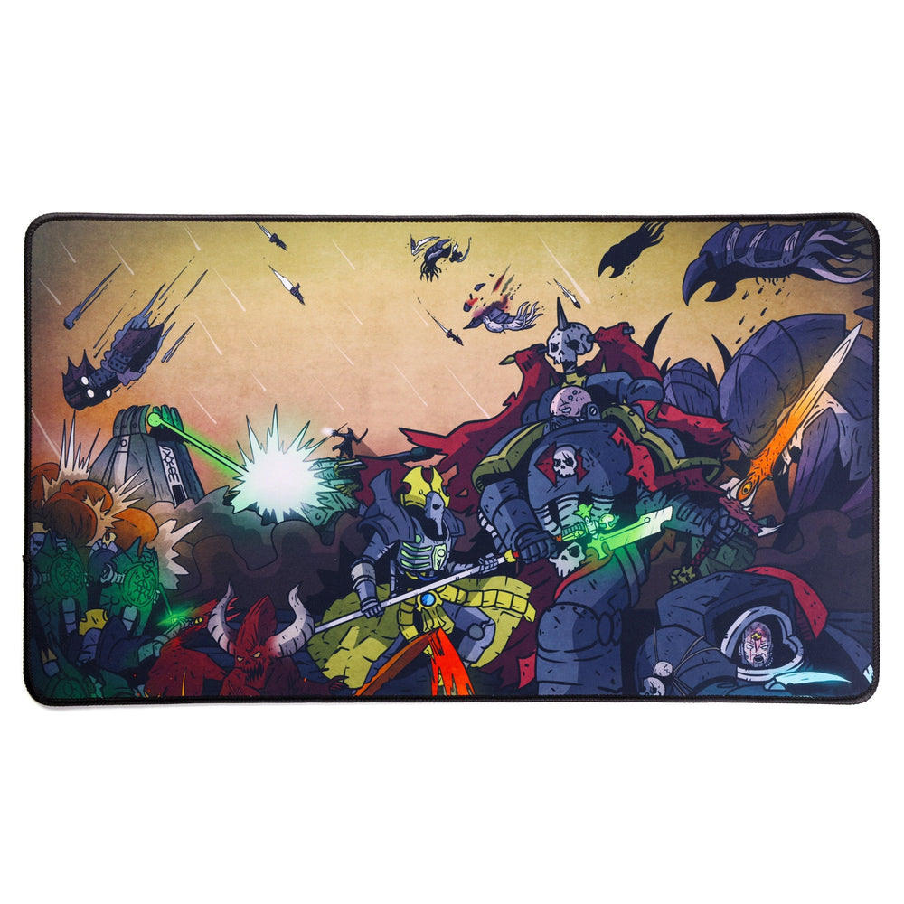 Galaxy at War | Grimdorables Series | Premium Oversized Playmat (ONLINE ORDER ONLY)