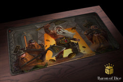 Dwarven Glory | James Hayball Series | Premium Oversized Playmat (ONLINE ORDER ONLY)
