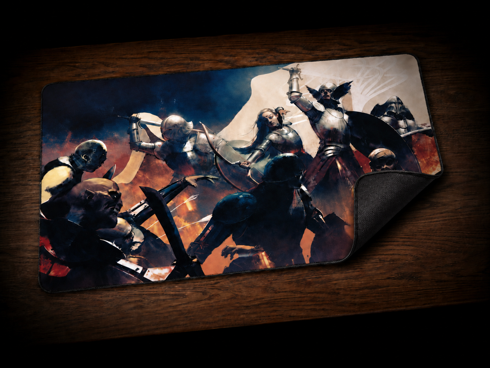 Shining Steel | Igor Kieryluk | Premium Oversized Playmat (ONLINE ORDER ONLY)