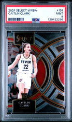 Graded 2024 Panini Select WNBA Caitlin Clark #151 Rookie RC Basketball Card PSA 9 Mint (ONLINE ORDER ONLY)