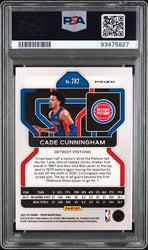 Graded 2021 Panini Prizm Cade Cunningham #282 Red White Blue Prizm Rookie RC Basketball Card PSA 10 Gem Mint