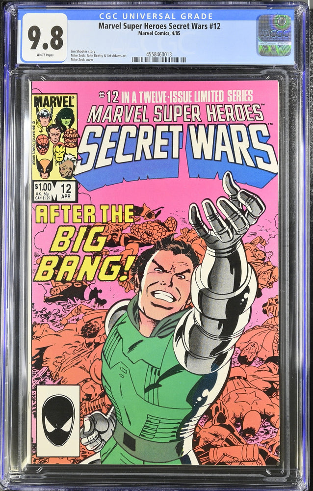 Marvel Super Heroes Secret Wars #12 (4/85) Graded CGC 9.8 (Online Order Only)