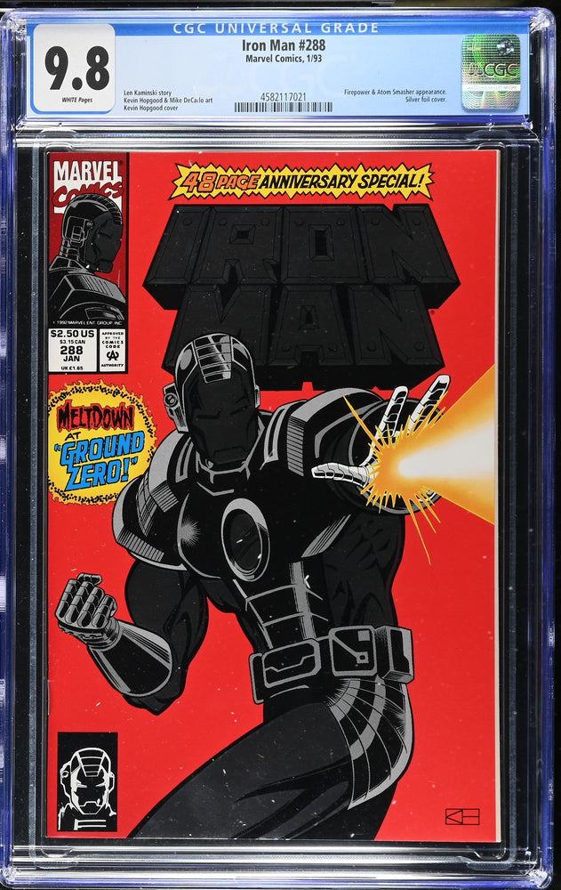 Iron Man #288 (1/93) Graded CGC 9.8 (Online Order Only)