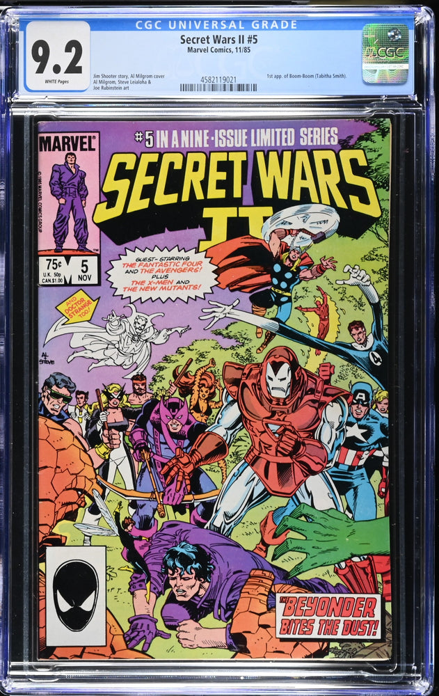 Secret Wars II #5 (11/85) Graded CGC 9.2 (Online Order Only)