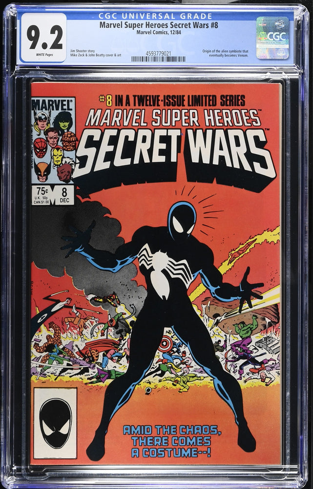 Marvel Super Heroes Secret Wars #8 (12/84) Graded CGC 9.2 (Online Order Only)