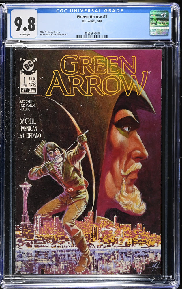 Green Arrow #1 (2/88) Graded CGC 9.8 (Online Order Only)