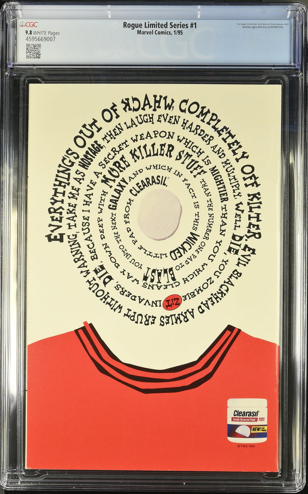 Rogue Limited Series #1 (1/95) Graded CGC 9.8 (Online Order Only)