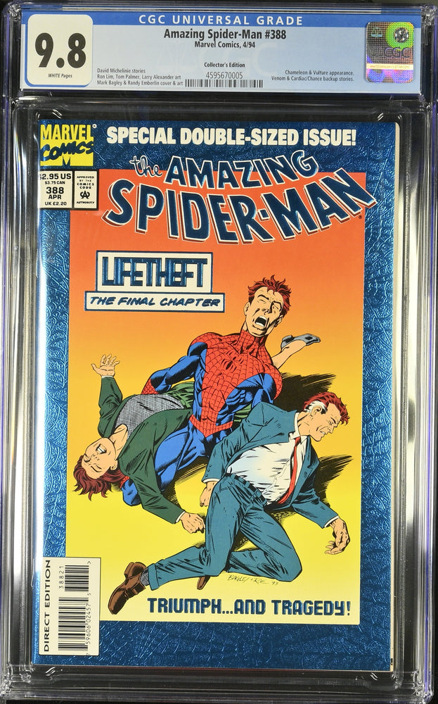 Amazing Spider-Man #388 (4/94) Graded CGC 9.8 Collector's Edition (Online Order Only)