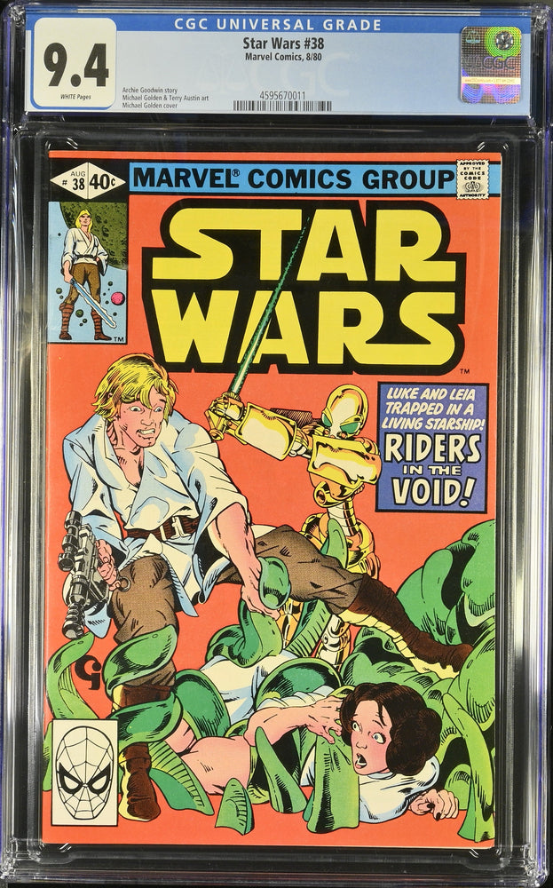 Star Wars #38 (8/80) Graded CGC 9.4 (Online Order Only)