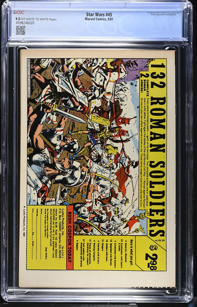 Star Wars #45 (3/81) Graded CGC 9.2 (Online Order Only)