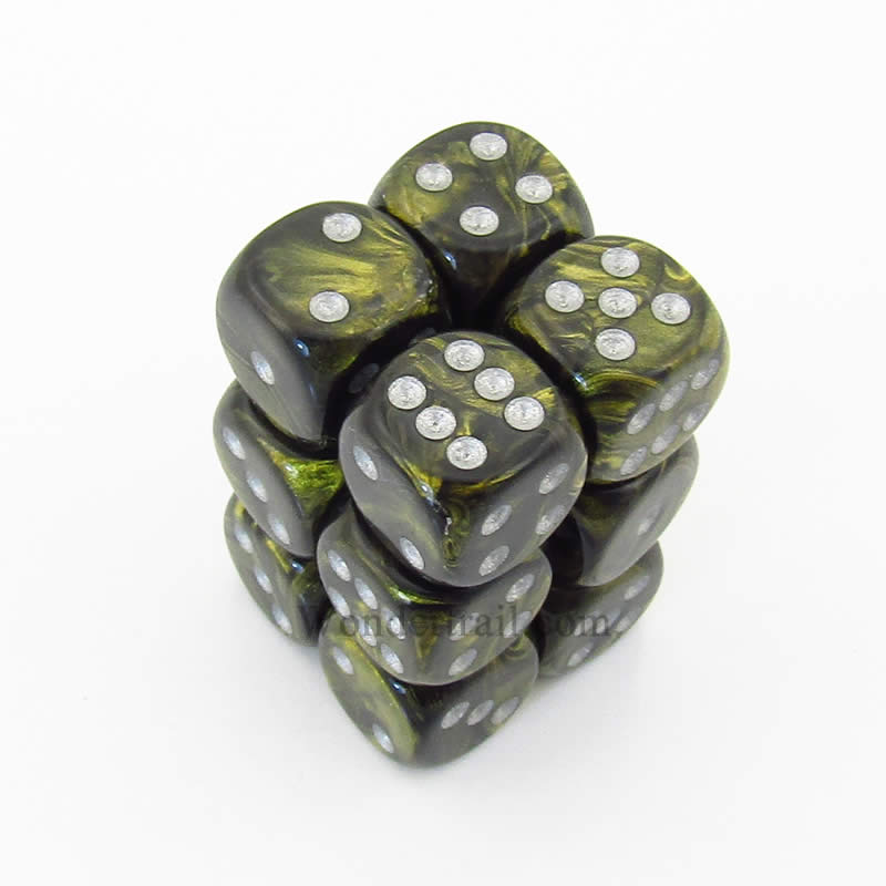 CHESSEX: D6 Leaf DICE SET - 16mm (Online Order Only)