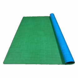 CHX97465 Reversible Megamat Blue and Green with 1in Squares (34 1/2 x 48 inches) Chessex (ONLINE ORDER ONLY)