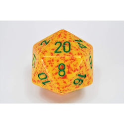 CHXXS2016 Lotus Speckled Die Green Numbers D20 34mm Pack of 1 (ONLINE ORDER ONLY)