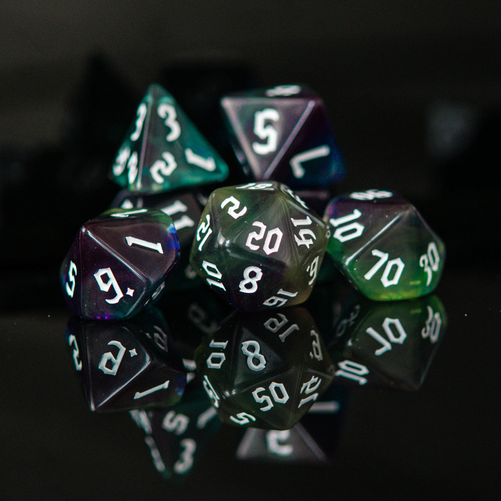 Fighter Class Acrylic Dice Set (ONLINE ORDER ONLY)