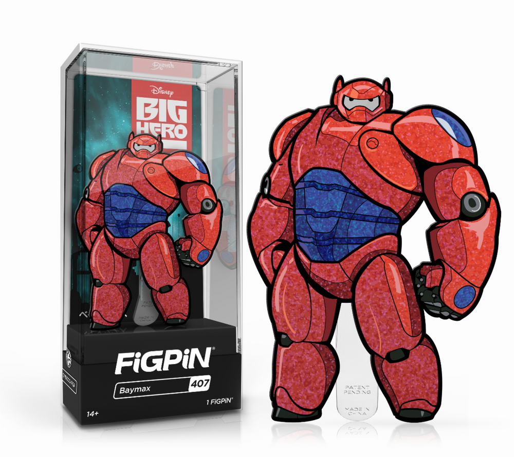 FiGPiN: Big Hero 6 - Baymax [Armor Glitter Chase] #407 (ONLINE ORDER ONLY)