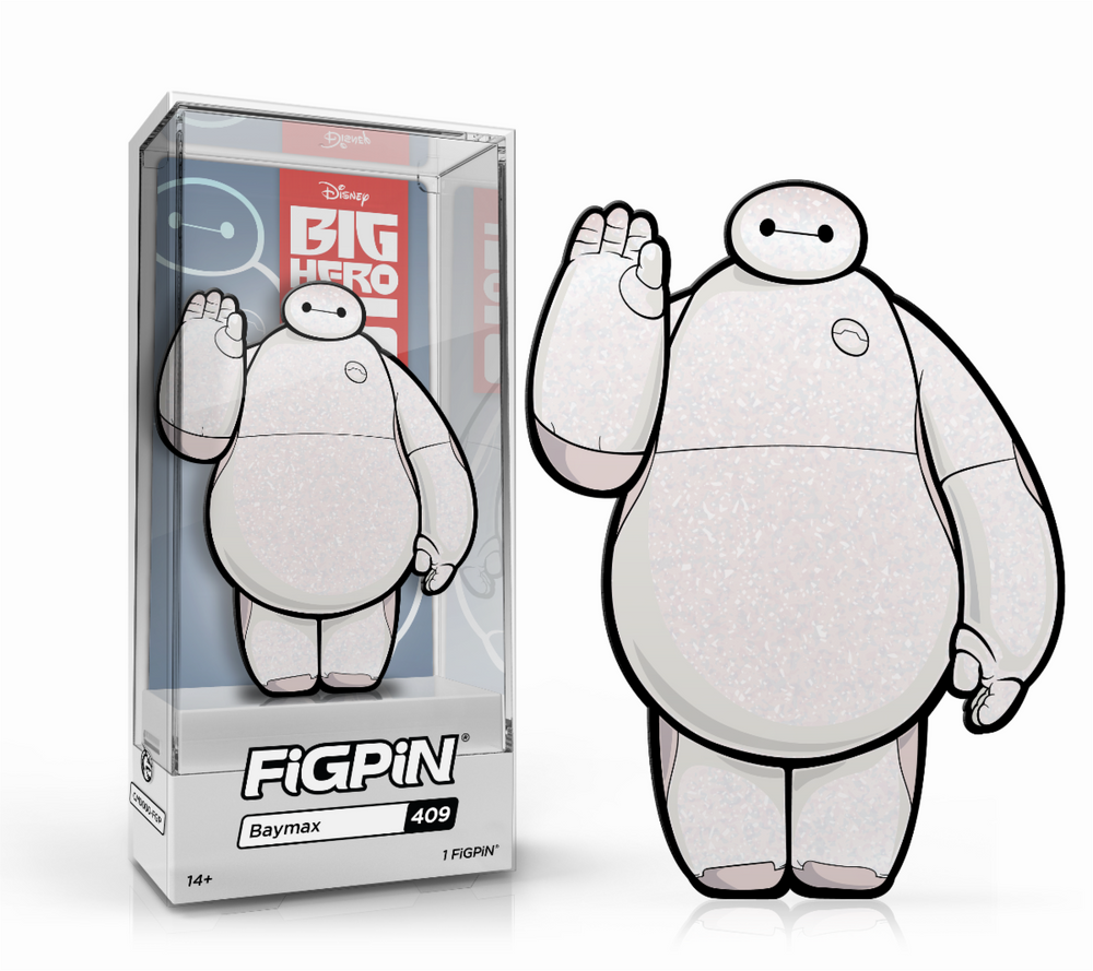 FiGPiN: Big Hero 6 - Baymax [Core Glitter Chase] #409 (ONLINE ORDER ONLY)