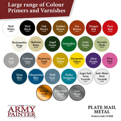 Army Painter Colour Primer: Plate Mail Metal (ONLINE ORDER ONLY)