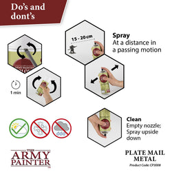 Army Painter Colour Primer: Plate Mail Metal (ONLINE ORDER ONLY)