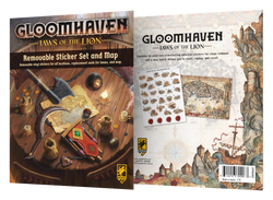 Gloomhaven: Jaws of the Lion - Removable Sticker Set & Map
