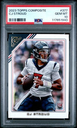 Graded 2023 Topps Composite CJ Stroud #377 Rookie RC Football Card PSA 10 Gem Mint