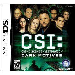 CSI Dark Motives - Nintendo DS (Online Order Only)