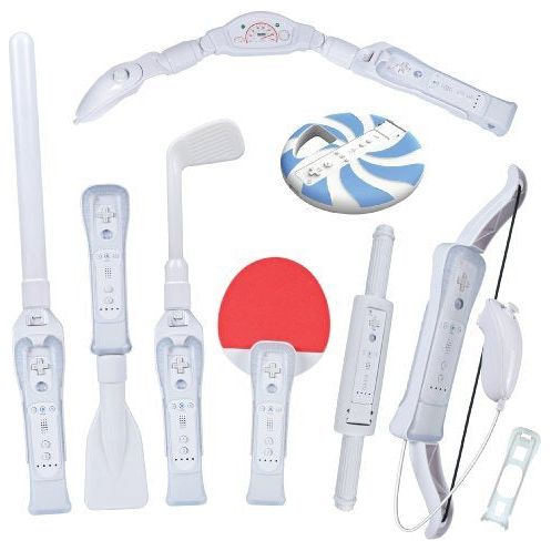 CTA 8 in 1 Sports PAck - Accessory Kit for Game Controller - Nintendo Wii (Online Order Only)