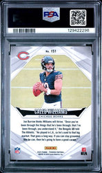 Graded 2024 Panini Phoenix Caleb Williams #151 Lazer Rookie RC Football Card PSA 10 Gem Mint