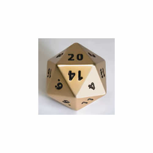 CYC02019 Copper Dwarven Metal 35mm D20 Dice Crystal Caste (ONLINE ORDER ONLY)