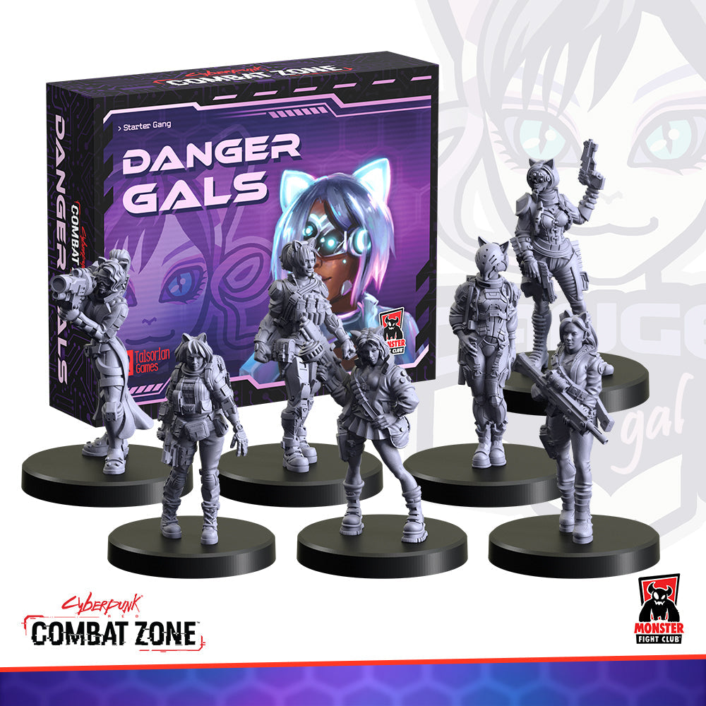 Cyberpunk Red Combat Zone: Danger Gals Starter Gang
