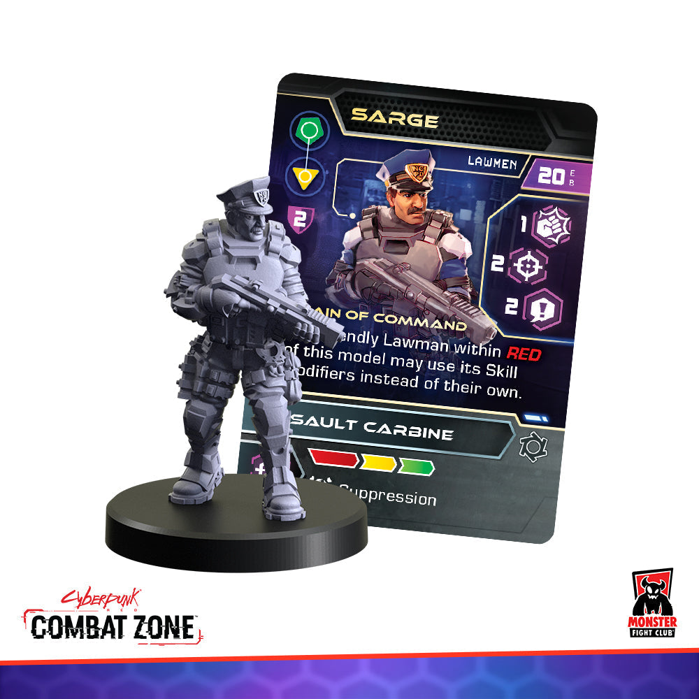 Cyberpunk Red Combat Zone: Lawmen Starter Gang