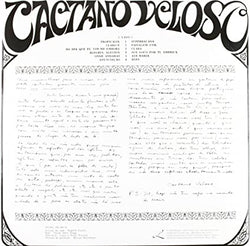 Caetano Veloso (With CD) [Vinyl] (ONLINE ORDER ONLY)