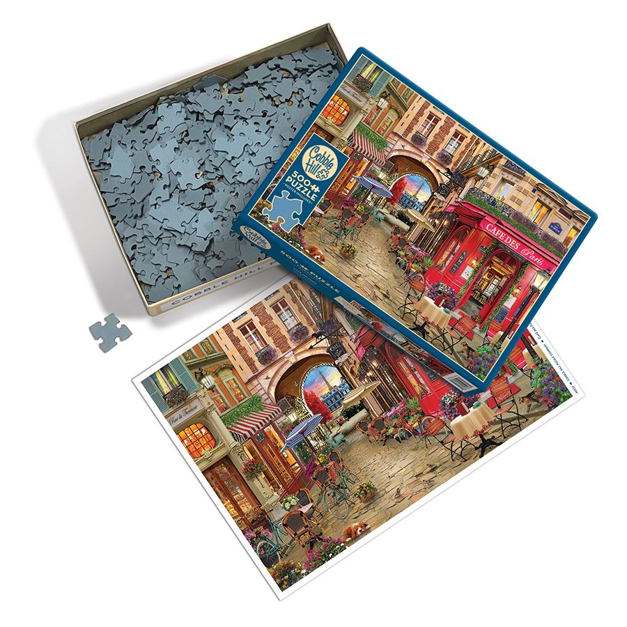 Café des Paris 500 Piece Jigsaw Puzzle Cobble Hill (ONLINE ORDER ONLY)