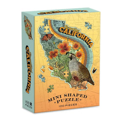 California 100 Piece Mini Shaped Jigsaw Puzzle Galison (ONLINE ORDER ONLY)