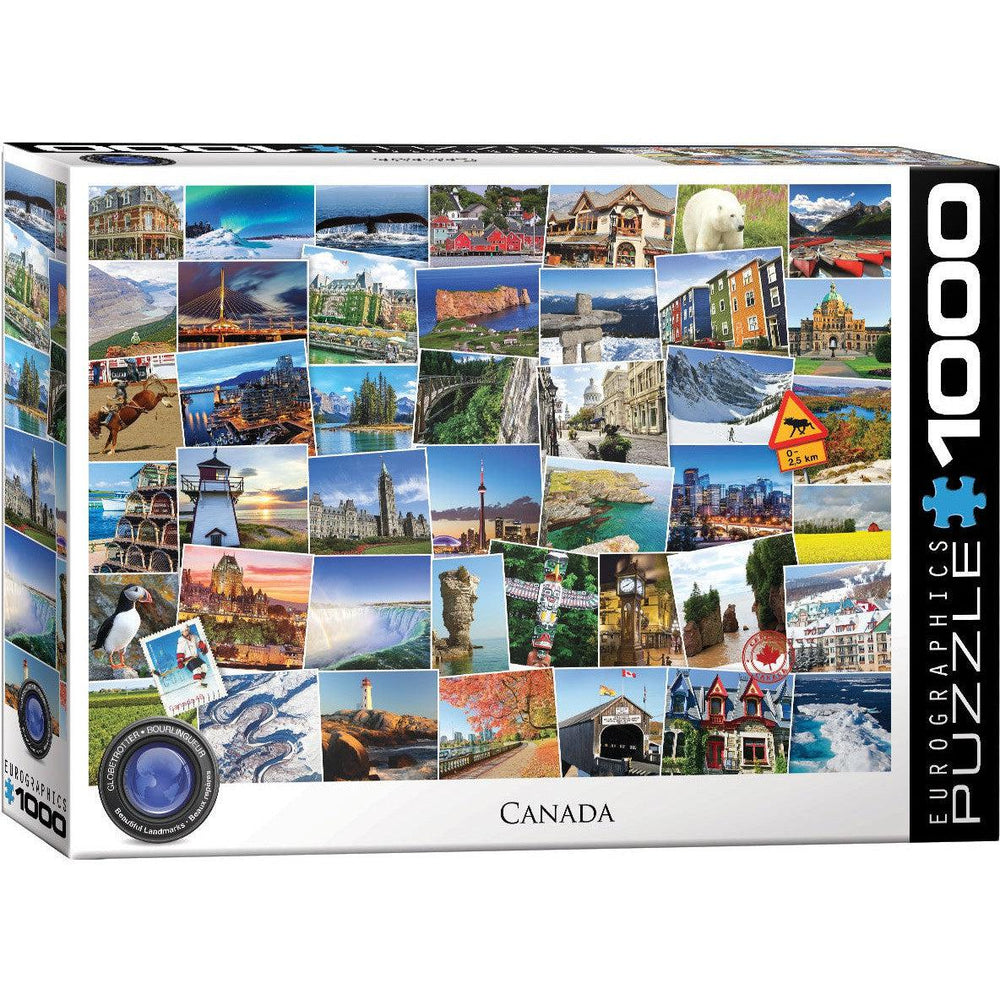 Canada Globetrotter 1000 Piece Jigsaw Puzzle Eurographics (ONLINE ORDER ONLY)