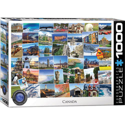 Canada Globetrotter 1000 Piece Jigsaw Puzzle Eurographics (ONLINE ORDER ONLY)