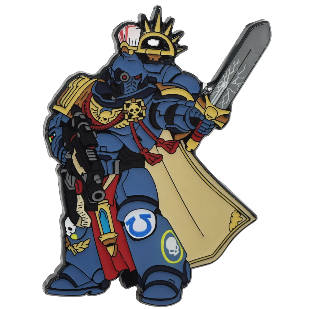 Foam Brain Mystery Loot: 40K Enamel Pins - Ultramarines vs Tyranids