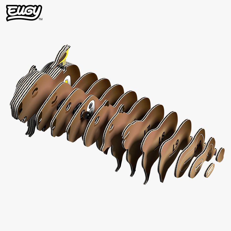 Capybara 3D Cardboard Model Kit Eugy (ONLINE ORDER ONLY)
