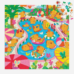 Capybara Pool Day 500 Piece Jigsaw Puzzle Mudpuppy (ONLINE ORDER ONLY)