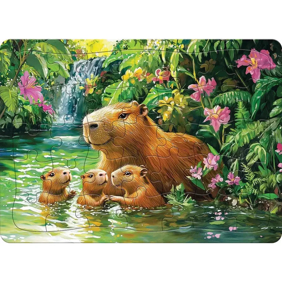 Capybaras 35 Piece Tray Jigsaw Puzzle Cobble Hill (ONLINE ORDER ONLY)