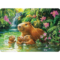 Capybaras 35 Piece Tray Jigsaw Puzzle Cobble Hill (ONLINE ORDER ONLY)