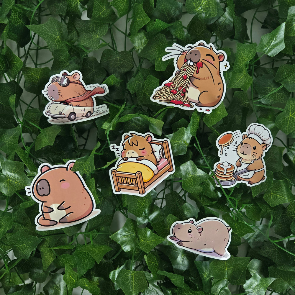 Capybara Stickers (ONLINE ORDER ONLY)