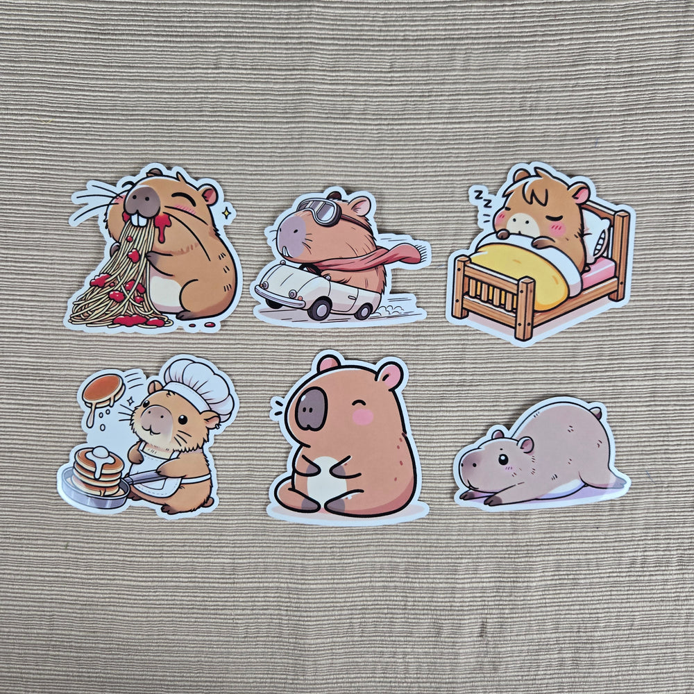 Capybara Stickers (ONLINE ORDER ONLY)
