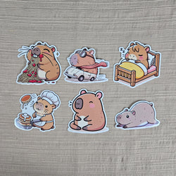 Capybara Stickers (ONLINE ORDER ONLY)