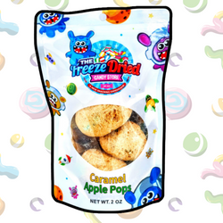 Freeze Dried Caramel Apple Pops